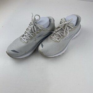 Brooks Womens Adrenaline GTS 20‎ 1202961B153 White Running Shoes Size 10.5 Wide